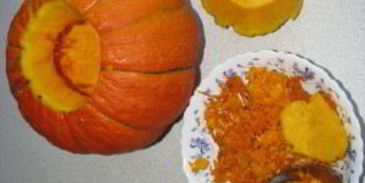 пшенная каша в тыкве