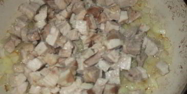 томленая пшенная каша со свининой