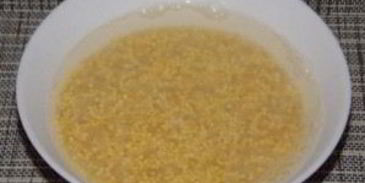 пшенно-рисовая каша на молоке