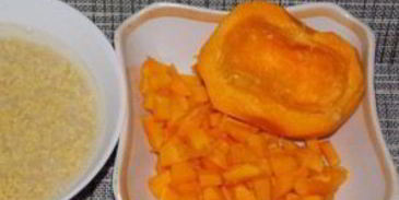 пшенно-рисовая каша на молоке