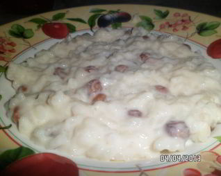 Рисовая каша молочная с изюмом