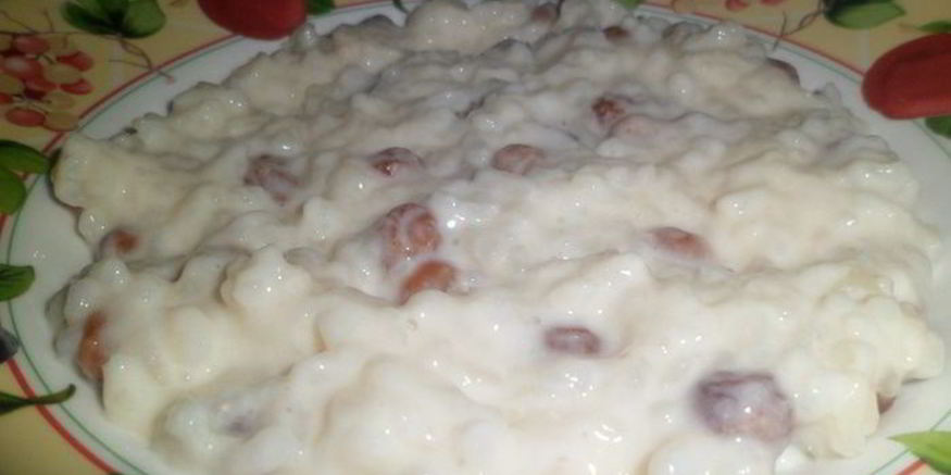 Рецепт рисовой каши молочной с изюмом