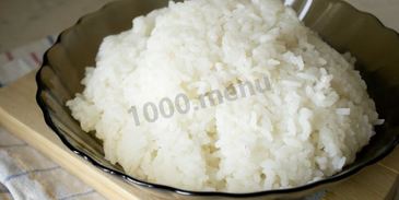 рисовая каша на воде с топленым маслом