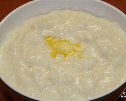 Рисовая каша-размазня на молоке