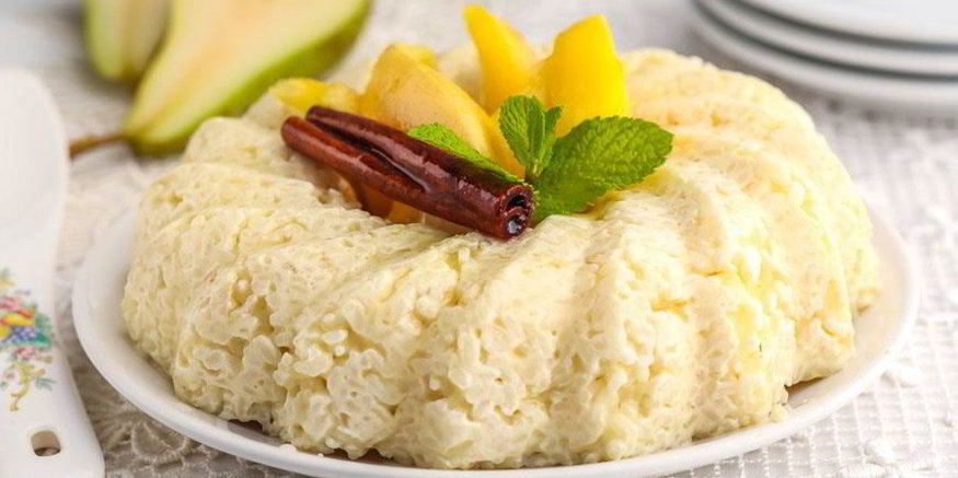 Рецепт рисовой каши с грушами