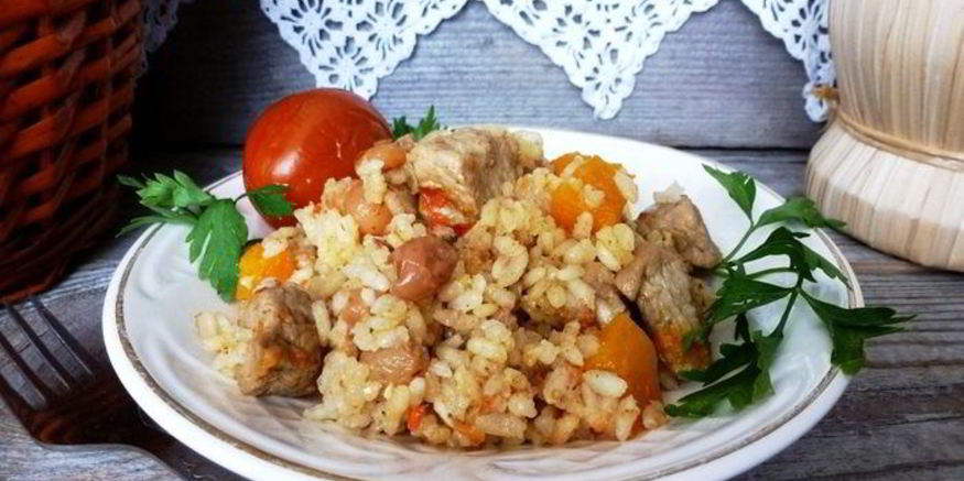 Рецепт рисовой каши с изюмом и тыквой