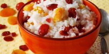 рисовая каша с сухофруктами