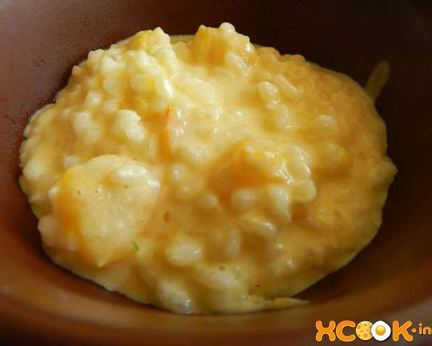 Рисовая каша с тыквой на молоке