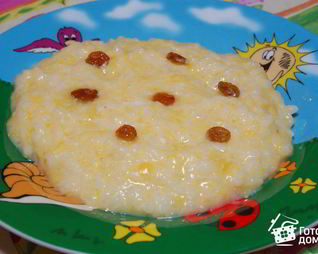 Рисовая каша с тыквой