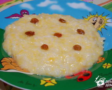 Рисовая каша с тыквой