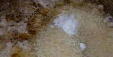 рисовая каша со свининой