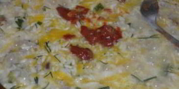 рисовая каша со свининой