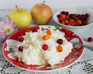 Рисовая каша в духовке в горшочке на молоке