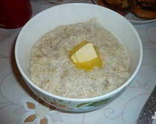 Ячневая каша на молоке