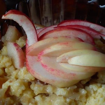 Янтарная каша с сыром