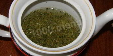 чай с мелиссой