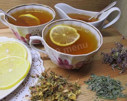 Чай зверобой душица мята