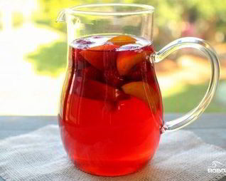 Фруктовый холодный чай