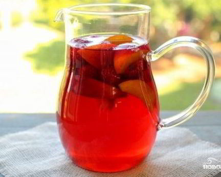 Фруктовый холодный чай