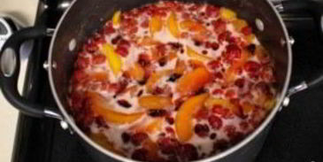 фруктовый холодный чай