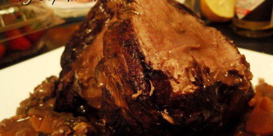 Рецепт говядины тушенной с овощами