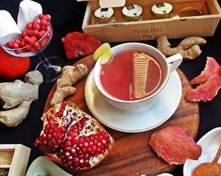 Имбирно-гранатовый чай