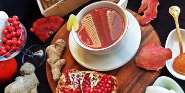 имбирно-гранатовый чай