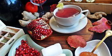 имбирно-гранатовый чай