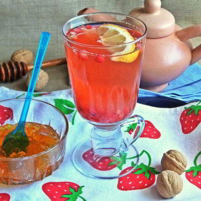 Иван-чай с брусникой