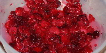 клюквенный чай