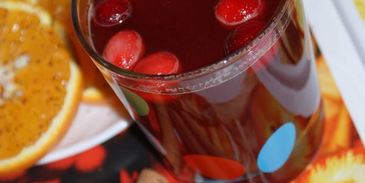 клюквенный чай