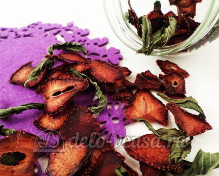 Сушеная клубника на чай