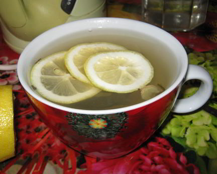 Зеленый чай с медом