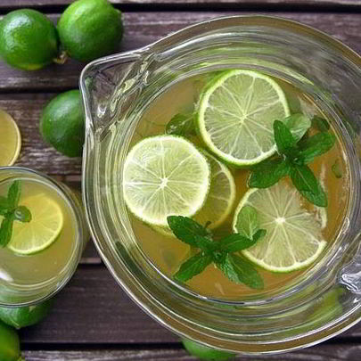 Зеленый чай с мятой