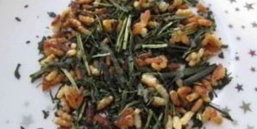 зеленый чай с жареным рисом