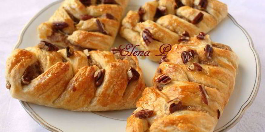 Рецепт датских булочек с пеканом и кленовым сиропом