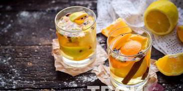 белый глинтвейн