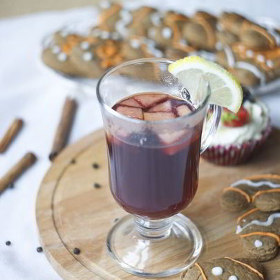 Безалкогольный быстрый глинтвейн