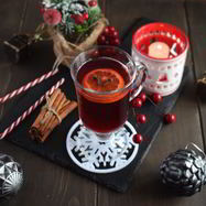 Рецепт Безалкогольного клюквенного глинтвейна