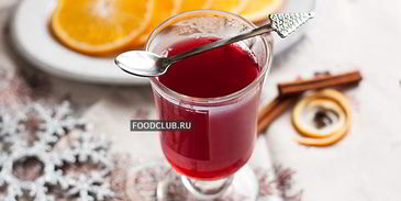 безалкогольный ягодный глинтвейн