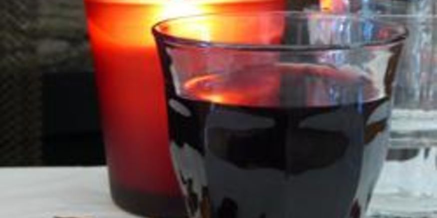 Рецепт глинтвейна с изюмом и апельсином