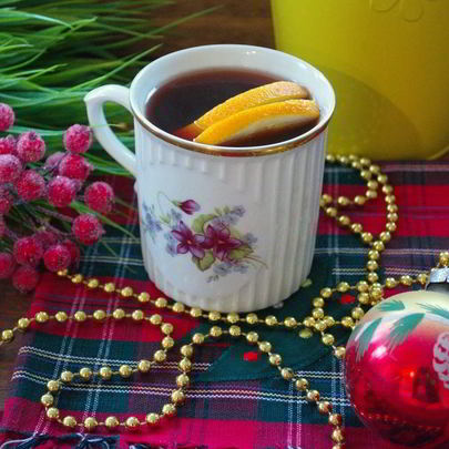 Глинтвейн с корицей и имбирем