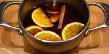 глинтвейн с корицей и имбирем