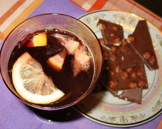 Глинтвейн с лимоном и медом