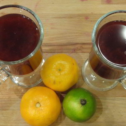 Глинтвейн с мандаринами и имбирем