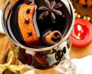 Новогодний глинтвейн со специями и джином