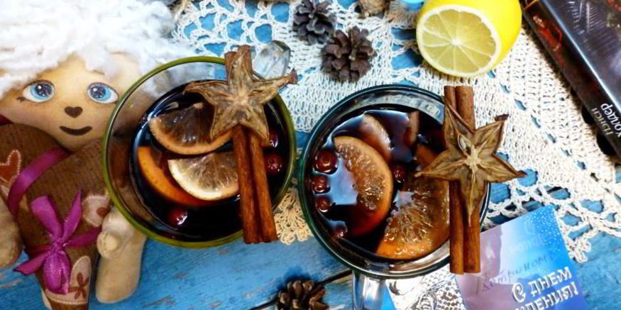 Рецепт вишневого безалкогольного глинтвейна