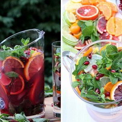 Гранатово-цитрусовый коктейль