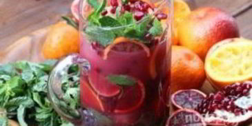 гранатово-цитрусовый коктейль