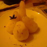 Рецепт Груш, припущенных в сиропе с анисовой пылью